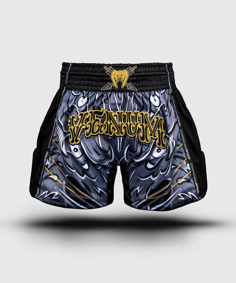 Muay Thai shorts - Venum 'Wolf Atak' - Sort/Grå