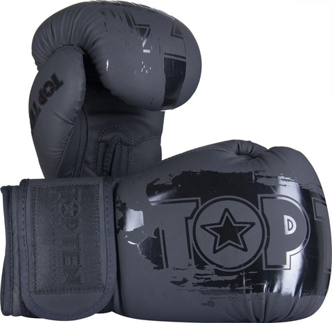 Boksehandsker - Top Ten - Power Ink Black`n`Black