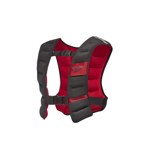 Vægtvest - Reebok Weight West - 5 kg - Sort rød