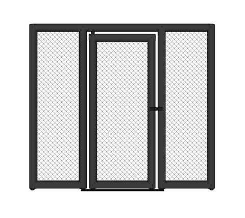 MMA Cage panel m. dør og polstring - SportCom