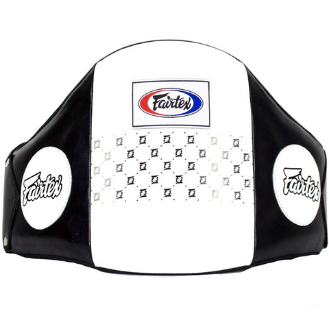 Mavebælte - Fairtex - 'BPV1' - Sort-Hvid