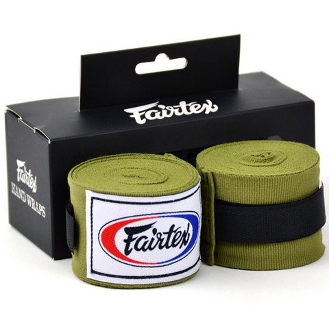 Håndbind - Fairtex 'HW2' - 4.5 m - olivengrøn