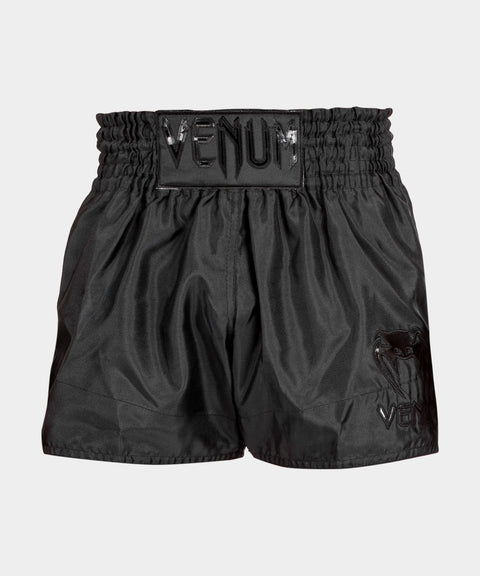 Muay Thai Shorts - Venum - 'Classic' - Sort-Sort