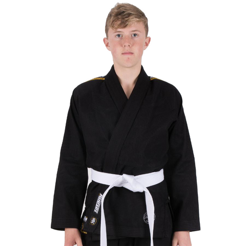Bjj Dragt - Gi Børn - Tatami Fightwear - 'Nova' - Sort