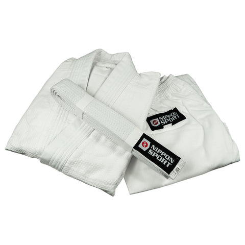 Judo Uniform - Nippon Sport - Tiger - Hvid