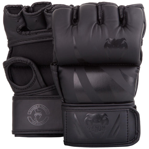 MMA Handsker - Venum - Challenger Uden Tommelfinger - Sort/Sort 1