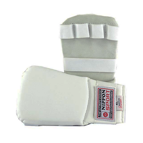 Karate Handsker - Nippon Sport - 'HIT' - Hvid