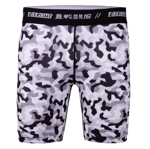 Vale Tudo Shorts - Tatami fightwear - 'Rival' - Hvid-Camouflage