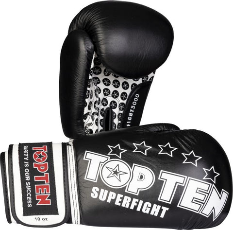 Boksehandske - TOP TEN - Superfight 3000 - Sort