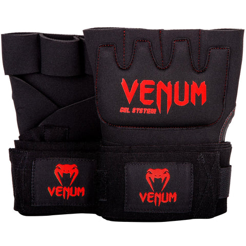 Inderhandske - Venum Gel Glove Wraps "Kontact"- Sort/Rød