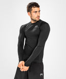 Rash Guard - Venum - 'G-Fit Air' - Lange ærmer - Sort