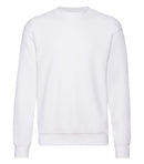 Trøje - Fruit of the Loom - 'Crewneck' - Hvid