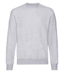 Trøje - Fruit of the Loom - 'Crewneck' - Grå