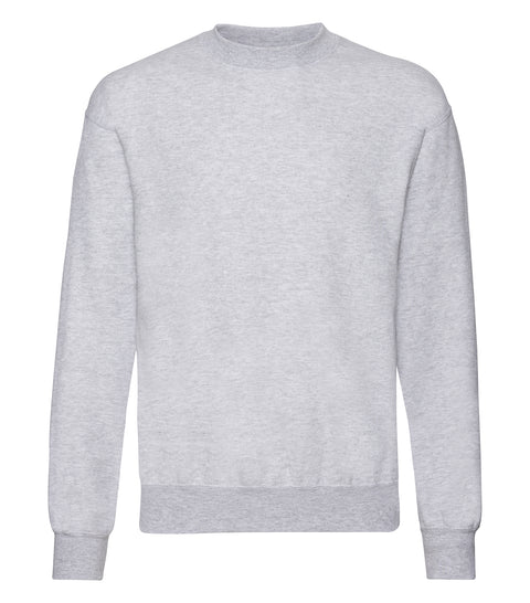 Trøje - Fruit of the Loom - 'Crewneck' - Grå