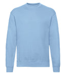 Trøje - Fruit of the Loom - 'Crewneck' - Lyseblå