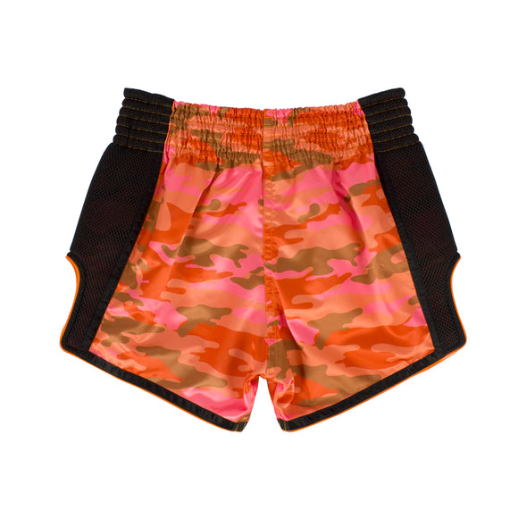 Muay Thai Shorts - Fairtex - BS1711 - Orange/Camo