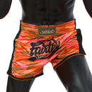 Muay Thai Shorts - Fairtex - BS1711 - Orange/Camo