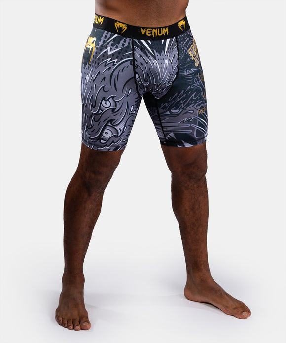 Vale Tudo Shorts - Venum 'Wolf Atak' - Sort/Grå