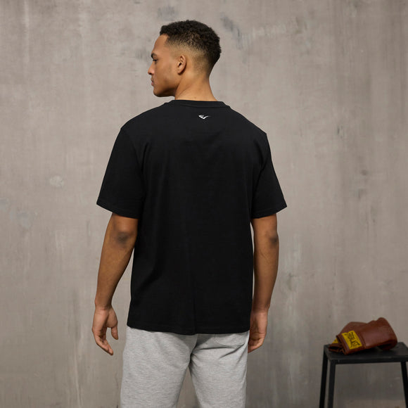 T-shirt - Everlast - 'Oversized Iconic Maximized Logo Tee' - Sort