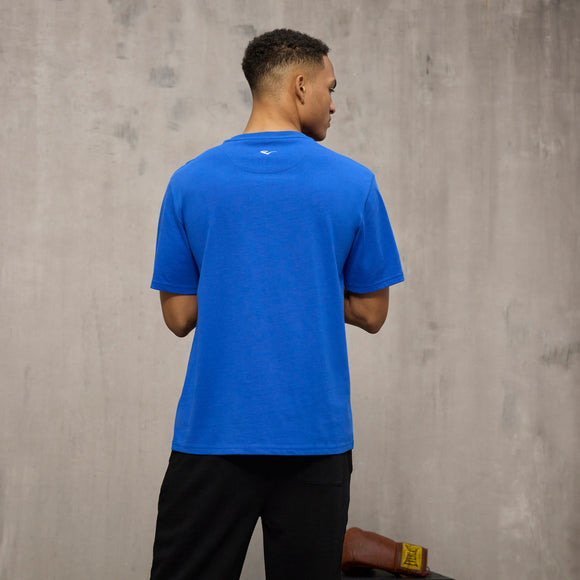 T-shirt - Everlast - 'Oversized Iconic Maximized Logo Tee' - Blå