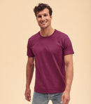 T-Shirt - Fruit of the Loom - 'Valueweight T' - Mørkebrun