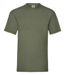 T-Shirt - Fruit of the Loom - 'Valueweight T' - Olivengrøn