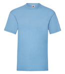 T-Shirt - Fruit of the Loom - 'Valueweight T' - Lyseblå