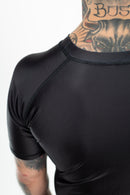 Rash Guard - Nippon Sport - 'Short sleeves' - Sort