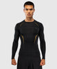 Rash Guard - Venum 'G-Core' - langærmet - sort/guld
