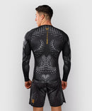 Rash Guard - Venum 'Matupa' - lange ærmer - sort/grå