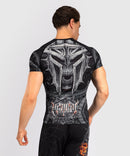 Rashguard - Venum - Gladiator 5.0 - korte ærmer - sort/sølv