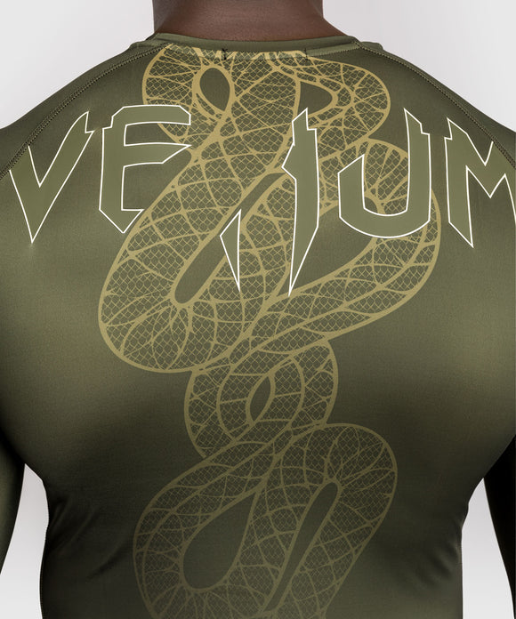 Rash Guard - Venum 'Serpenti' - lange ærmer - khaki