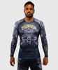 Rashguard - Venum 'Wolf Atak' - Lange Ærmer - Sort/Grå