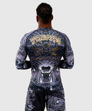 Rashguard - Venum 'Wolf Atak' - Lange Ærmer - Sort/Grå