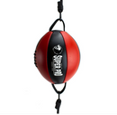 Gulv til loft bold - Super Pro double end ball - sort-rød