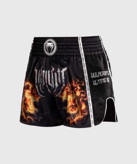 Muay Thai shorts - Venum - 'Gladiator 5.0' - sort/neon orange