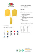 Trøje - Fruit of the Loom - 'Crewneck' - Grå