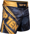 MMA Shorts - TOP TEN - 'Black Force' - Camouflage