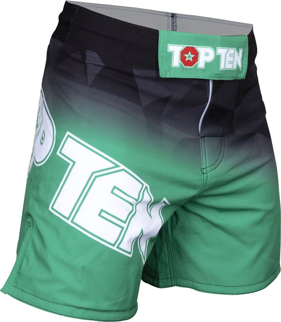 MMA Shorts - TOP TEN - 'PRISM' - Grøn