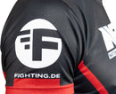 T-Shirt - TOP TEN - 'NFC' - Sort-Rød