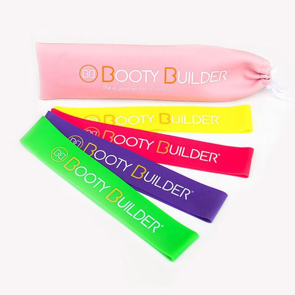 Træningselastikker - Booty Builder - Mini - 4 pack - Pink