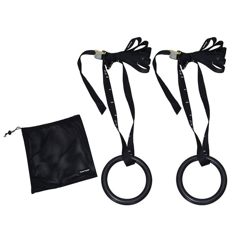 Gymnastics Rings - Tunturi - '23cm x 28mm' - Sort