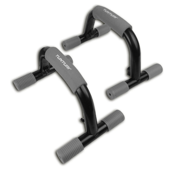 Armbøjningsstandere - Tunturi - Push Up Bars - sort