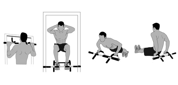 Multi-Training Bar - Tunturi - Sort