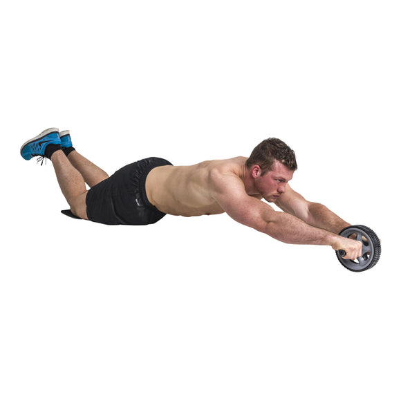 Ab-Roller - Tunturi - 'Deluxe Wheel' - Sort