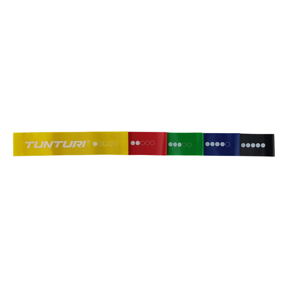 Træningselastik - Tunturi - 'Mini Resistance Band' - Sæt