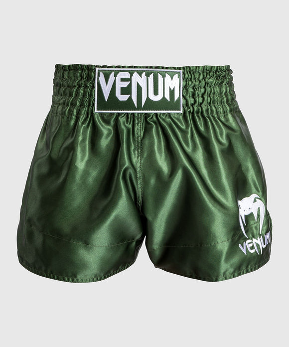 Muay Thai Shorts - Venum - 'Classic' - Khaki-Hvid