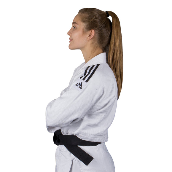 Judo Uniform  - Adidas Judo - 'Quest J690' - Hvid-Sort