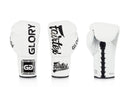 Boksehandske - Fairtex - Glory Hvid/Sort Snørre