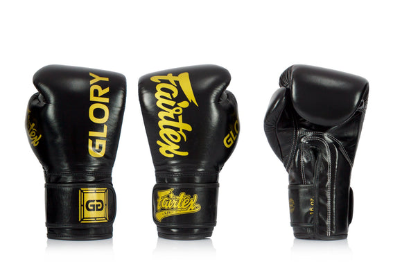 Boksehandske - Fairtex - Glory Black/Gold